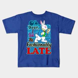 White Rabbit, Fashionably Late Kids T-Shirt